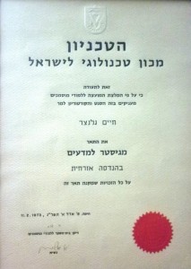 מגיסטר למדעים בהנדסה אזרחית